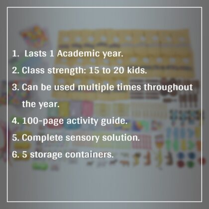 The Preschool Giant Sensory Box (100+ Activity Guide, 40+ Kgs Sensory Bases, Lasts 1 Academic Year)