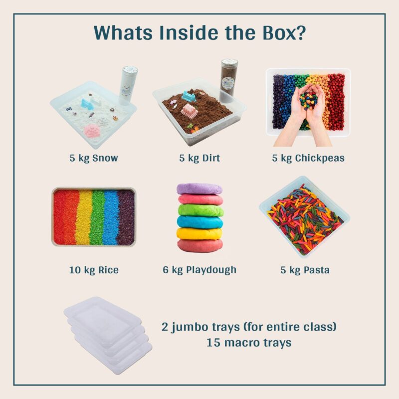 The Preschool Giant Sensory Box (100+ Activity Guide, 40+ Kgs Sensory Bases, Lasts 1 Academic Year) - Image 4